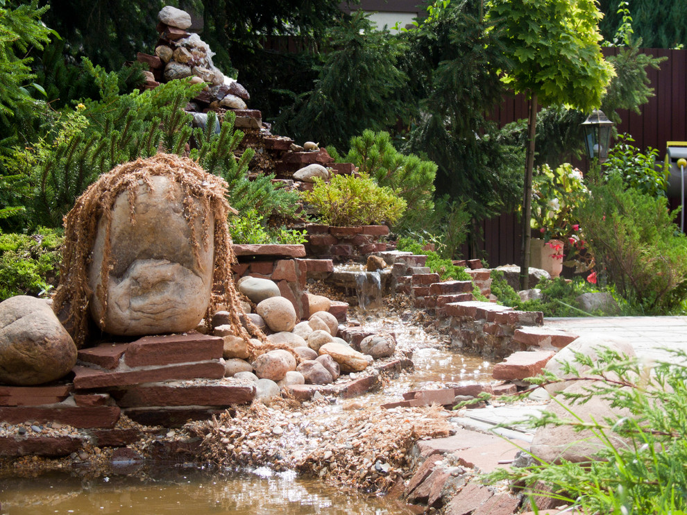 Обложка проекта: Ручей с каскадом