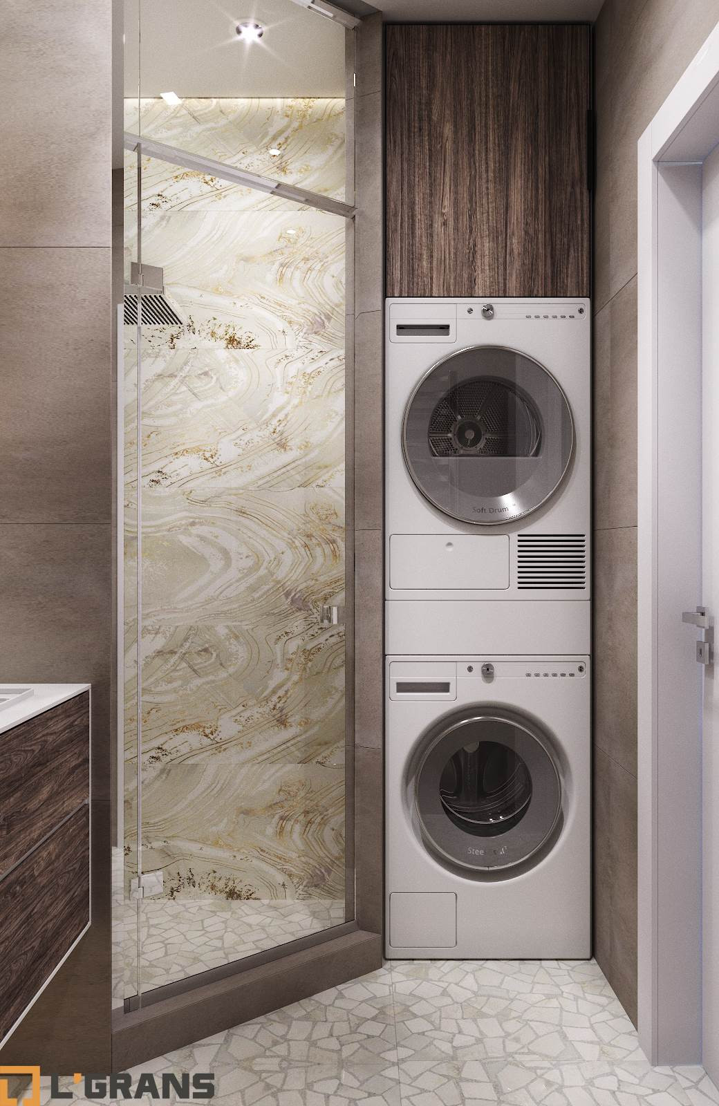 Дизайн проект квартиры по ул. Шеронова в Хабаровске