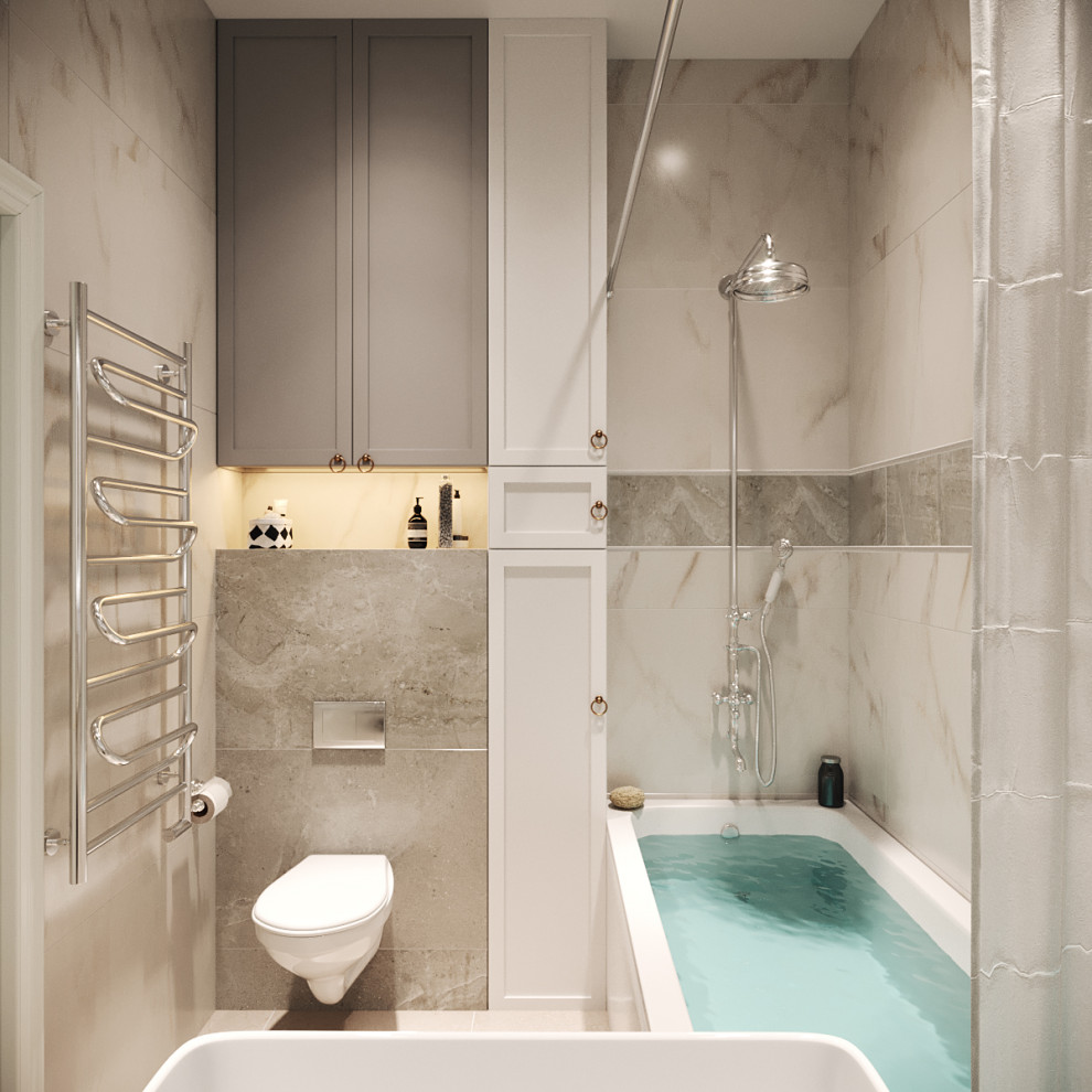 Дизайн интерьера двухкомнатной квартиры 73 м2