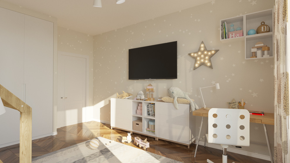 Скандинавский интерьер 130 м.кв ЖК Наследие