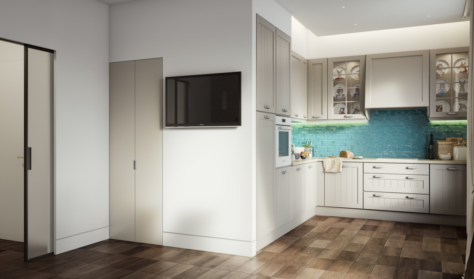 Интерьер в 160м2 ЖК Велтон парк