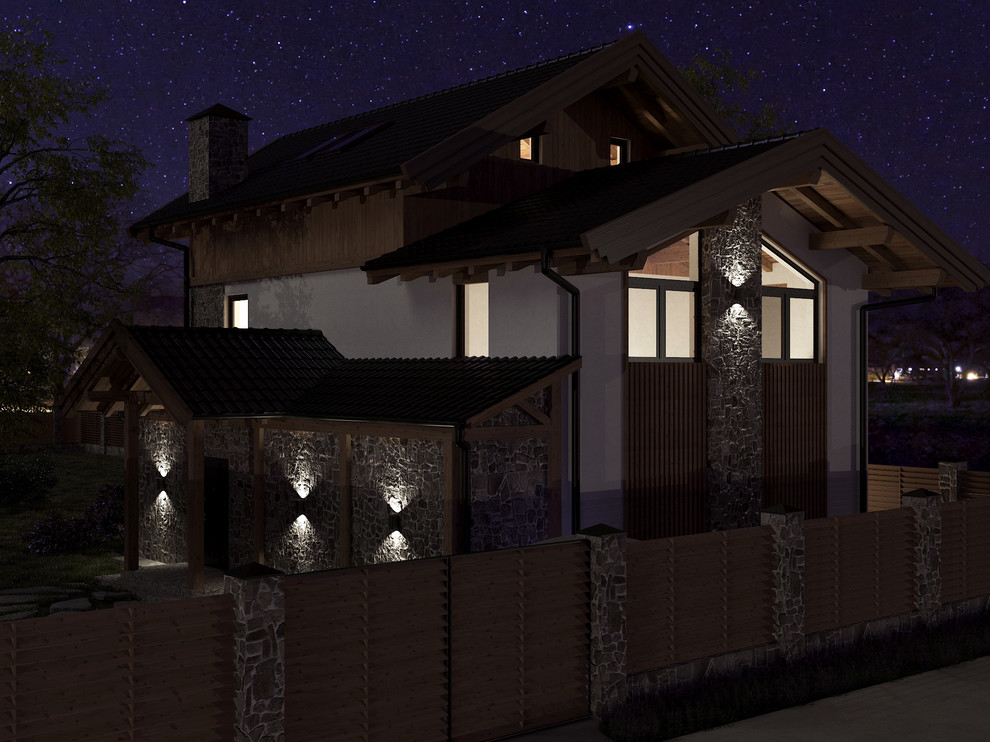 Шале, дом в горах. Проект текущий