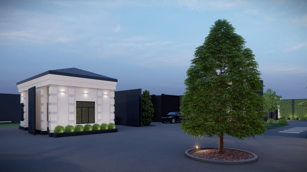 Разработка и оформление экстерьера и фасадов в проекте загородной резиденции