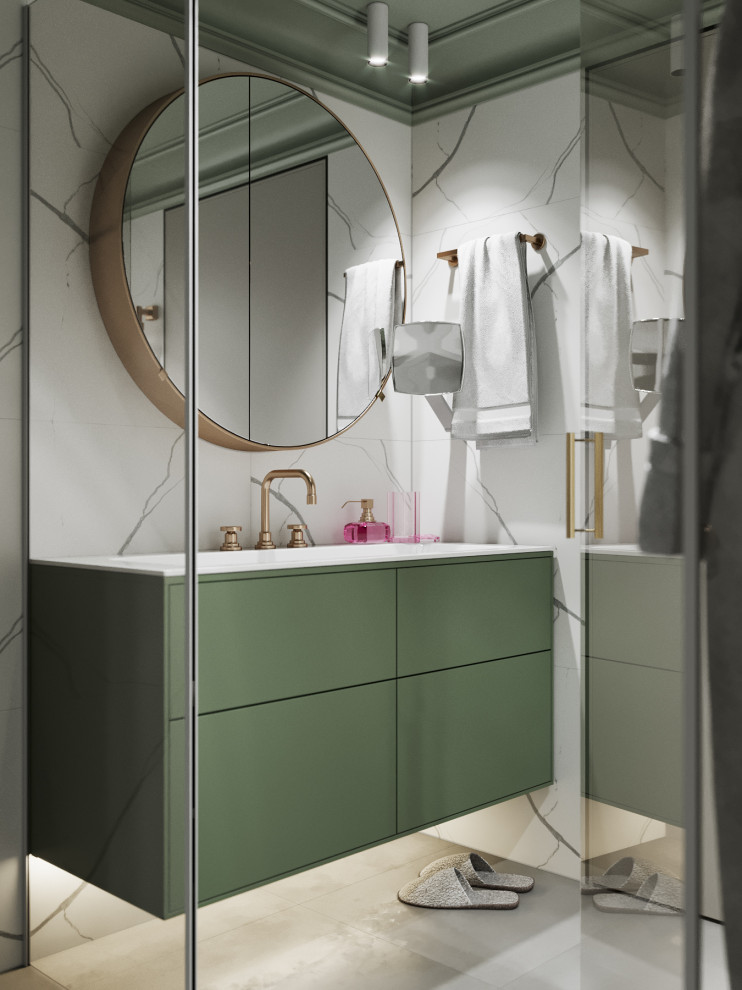 Туалетная комната с душевой