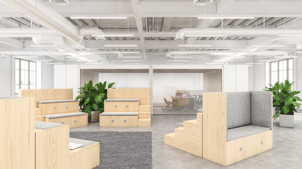 Офис IT-компании в опенспейс