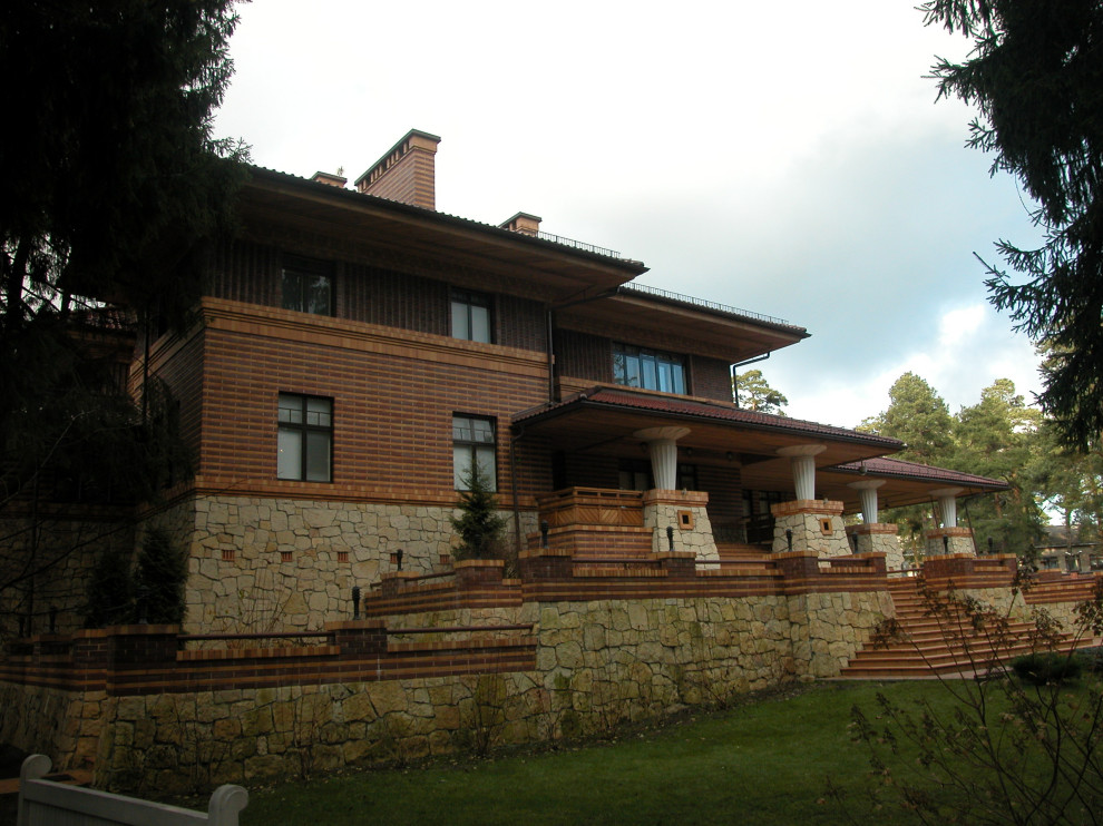 Дом в стиле Ф.Л. Райта. МО, Малаховка