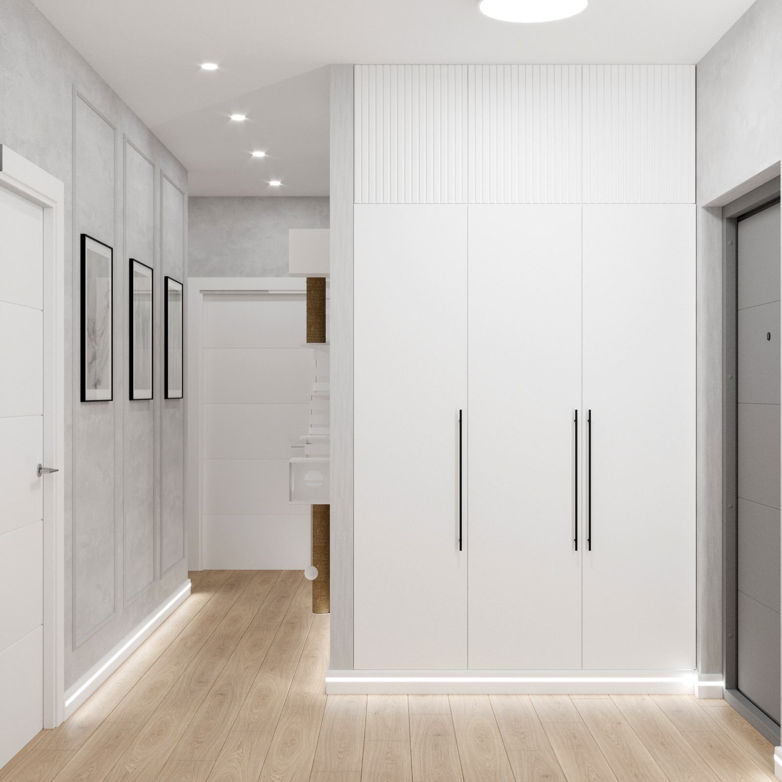 Обложка проекта: Трехкомнатная квартира 100кв. в СПб, ЖК "Svetlana Park"