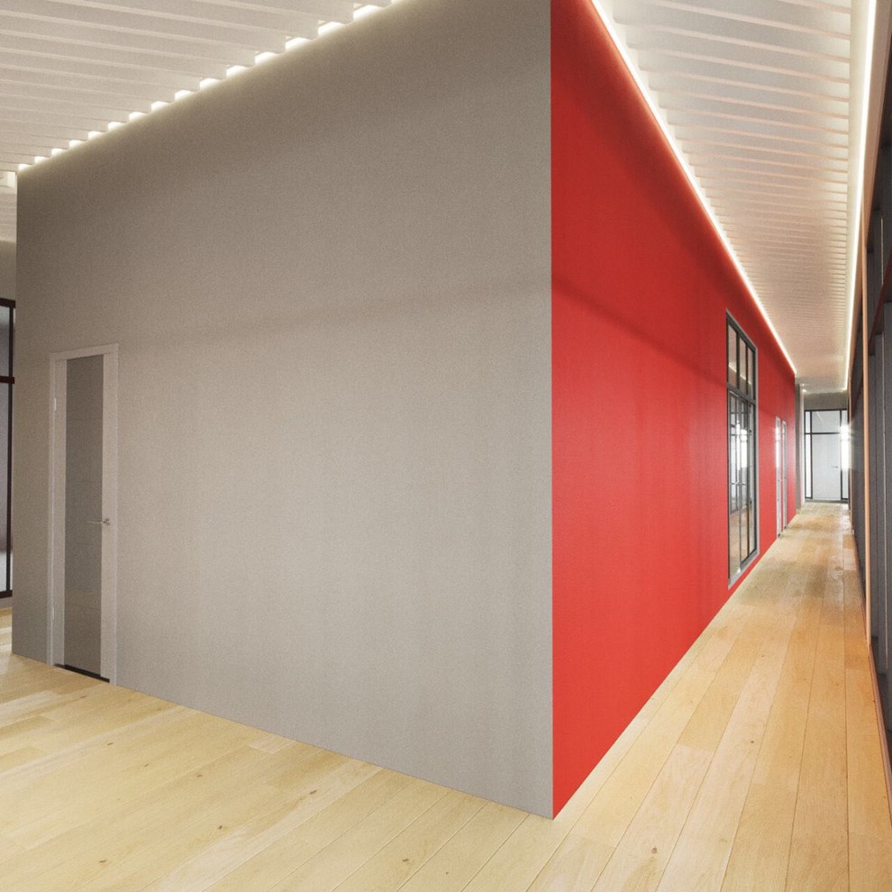 Дизайн-проект офисного помещения 800 кв.м. для компании Oerlikon