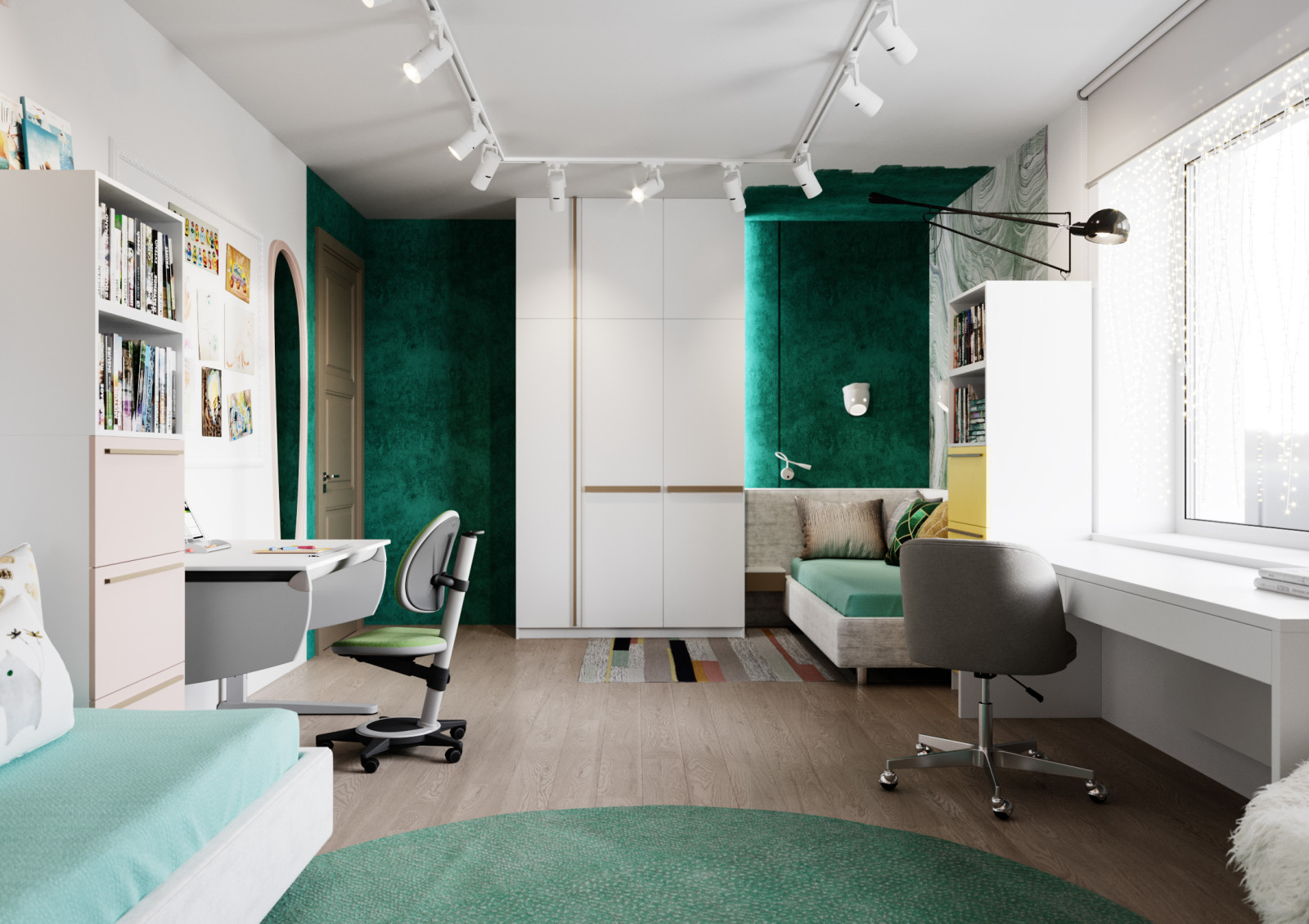 Квартира для семьи друзей.