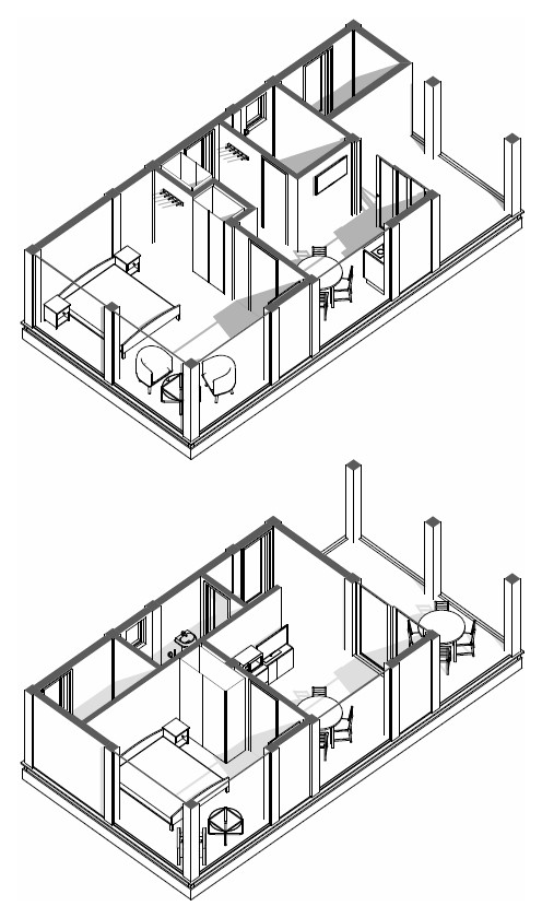 Проект типовых гостевых домов из фахверка
