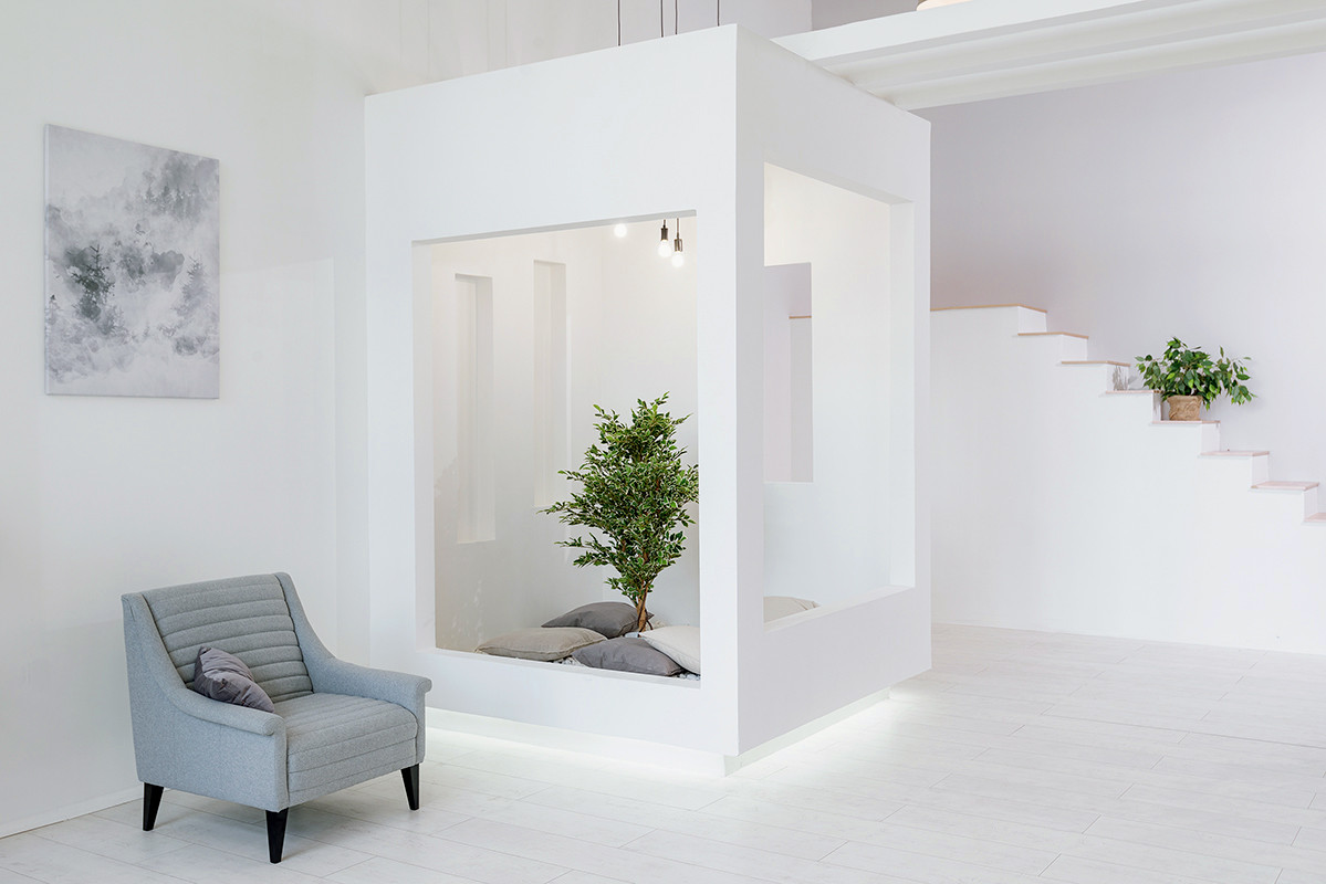 The Element interior design | decorative white space