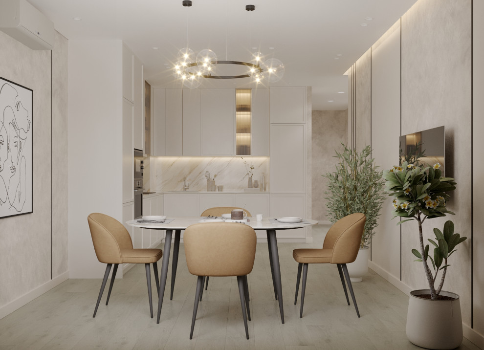 Светлая квартира в ЖК Галактика