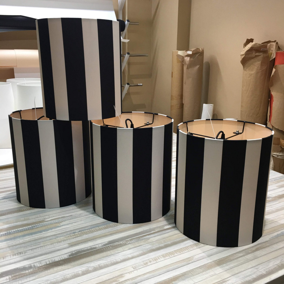 Абажуры из ткани на пластике