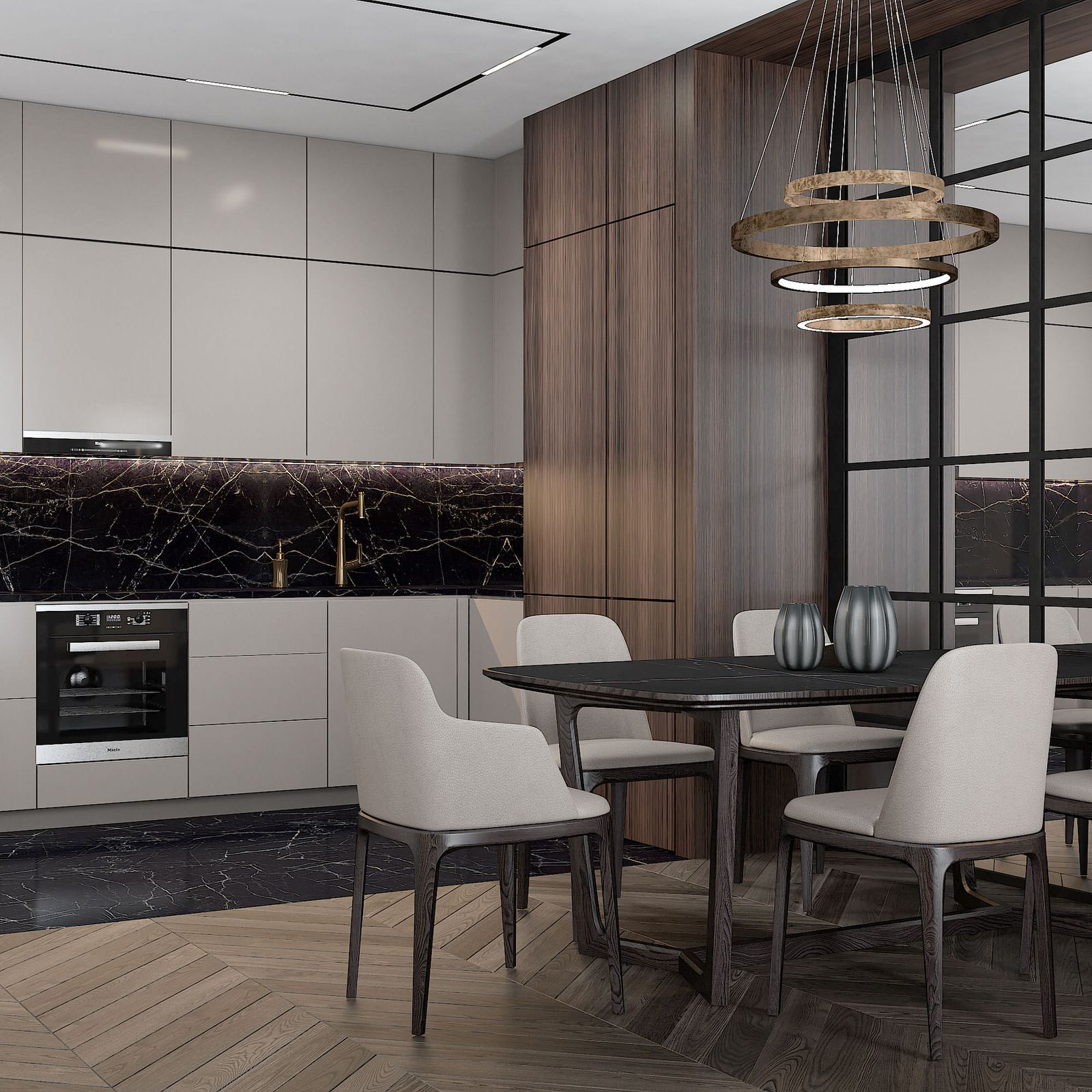 Дизайн проект квартиры 78м2 ЖК "Резиденция Композиторов"