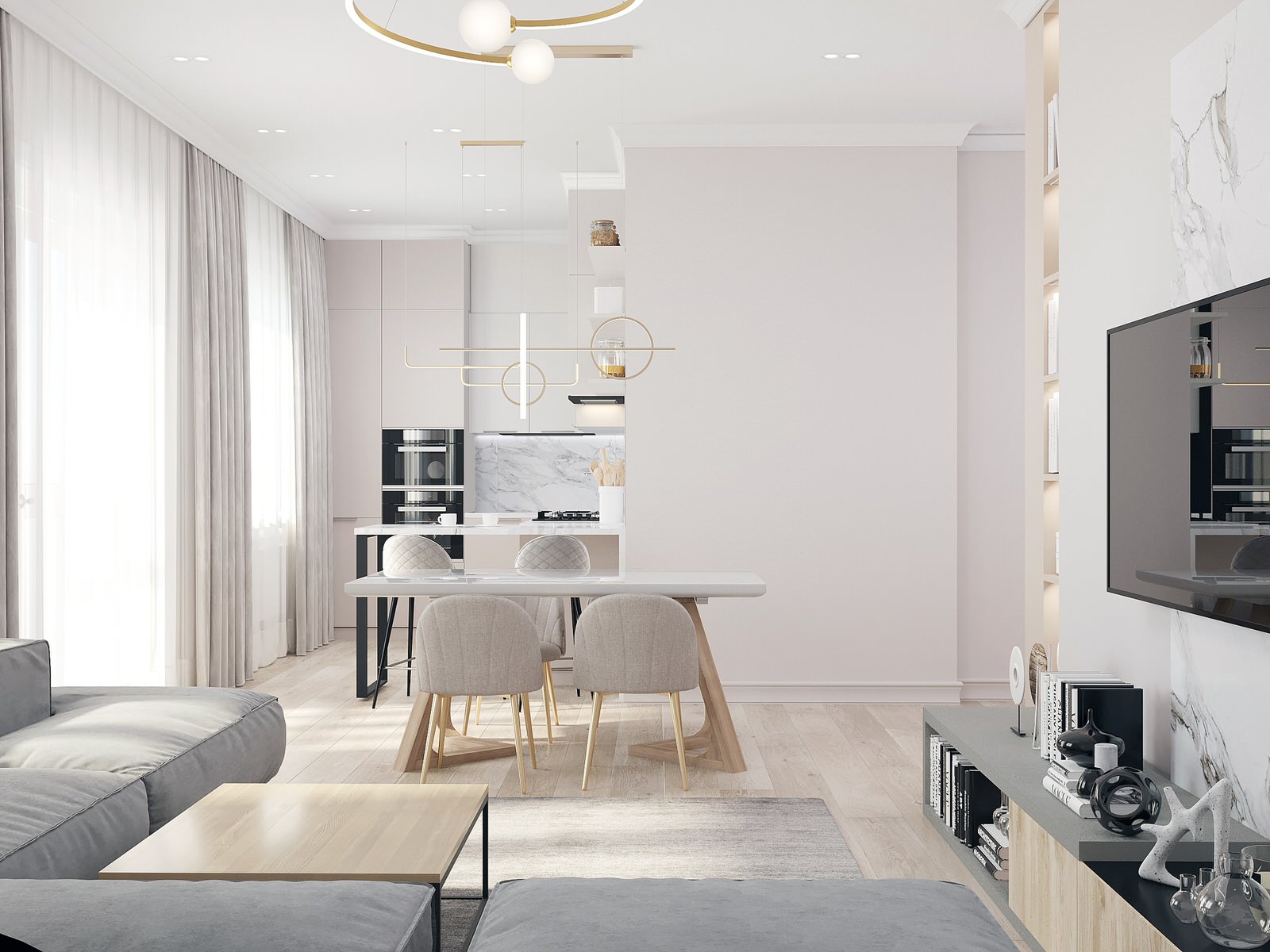 Кухня-гостиная