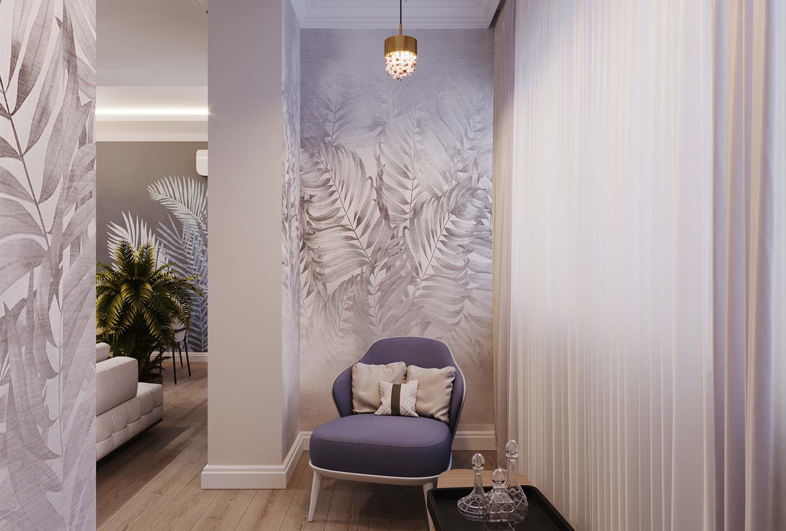 Обложка альбома: Интерьеры Дизайнеров с обоями и фресками Wall Street