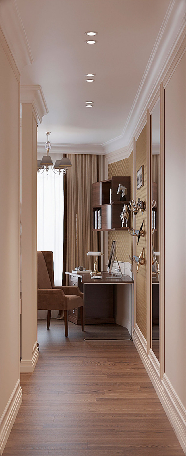 ДИЗАЙН ИНТЕРЬЕРА КВАРТИРЫ В ЖК АНГЛИЙСКИЙ КВАРТАЛ, 130 КВ.М.