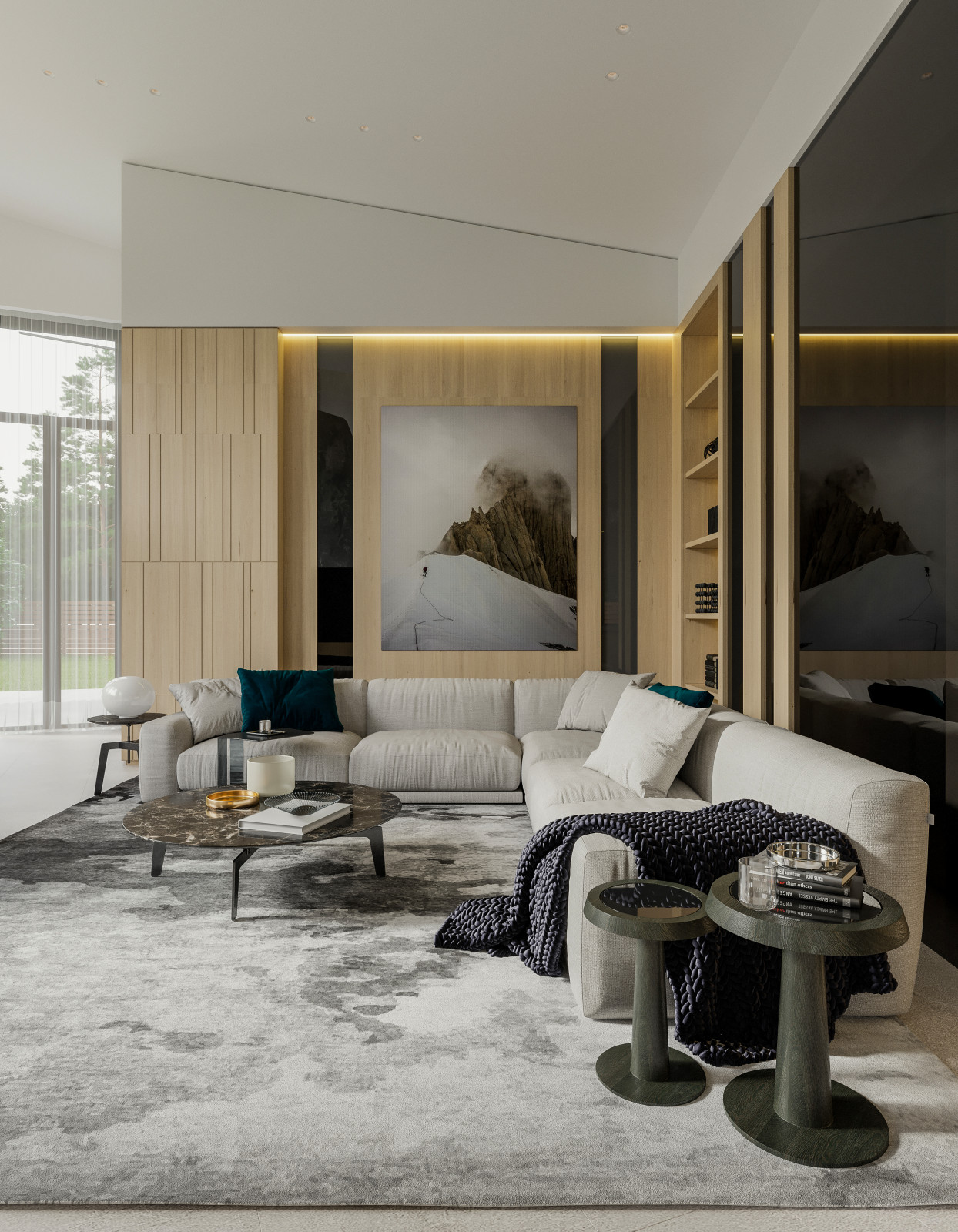 Интерьер дома в Осеченках