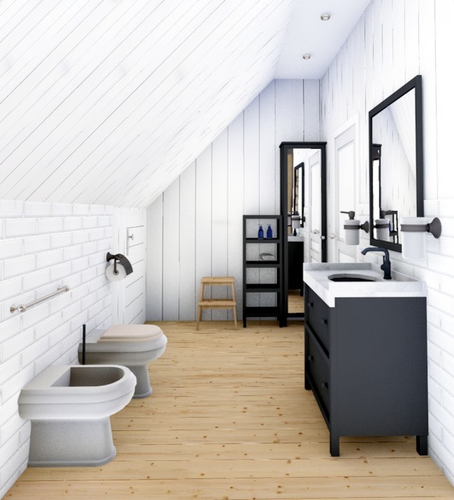 Коттедж для троих.