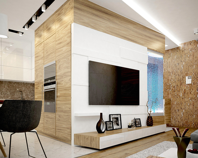 Квартира площадью 97,0 м2 в стиле "Эко"