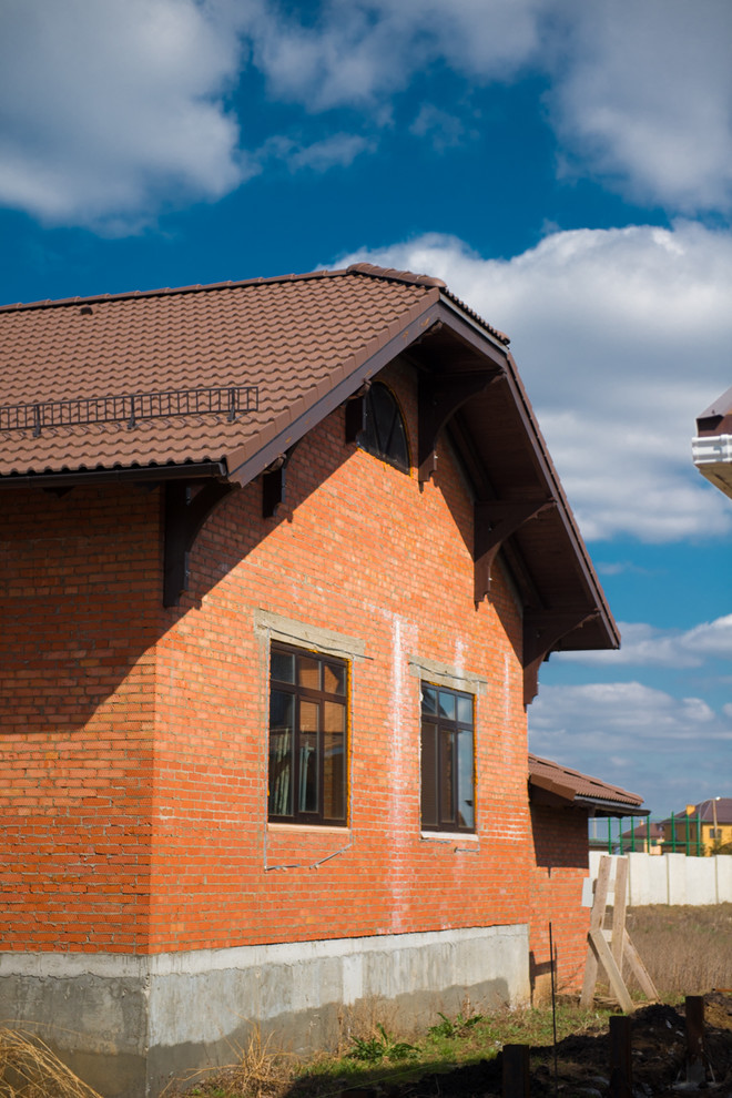 Монтаж крыши и свесов