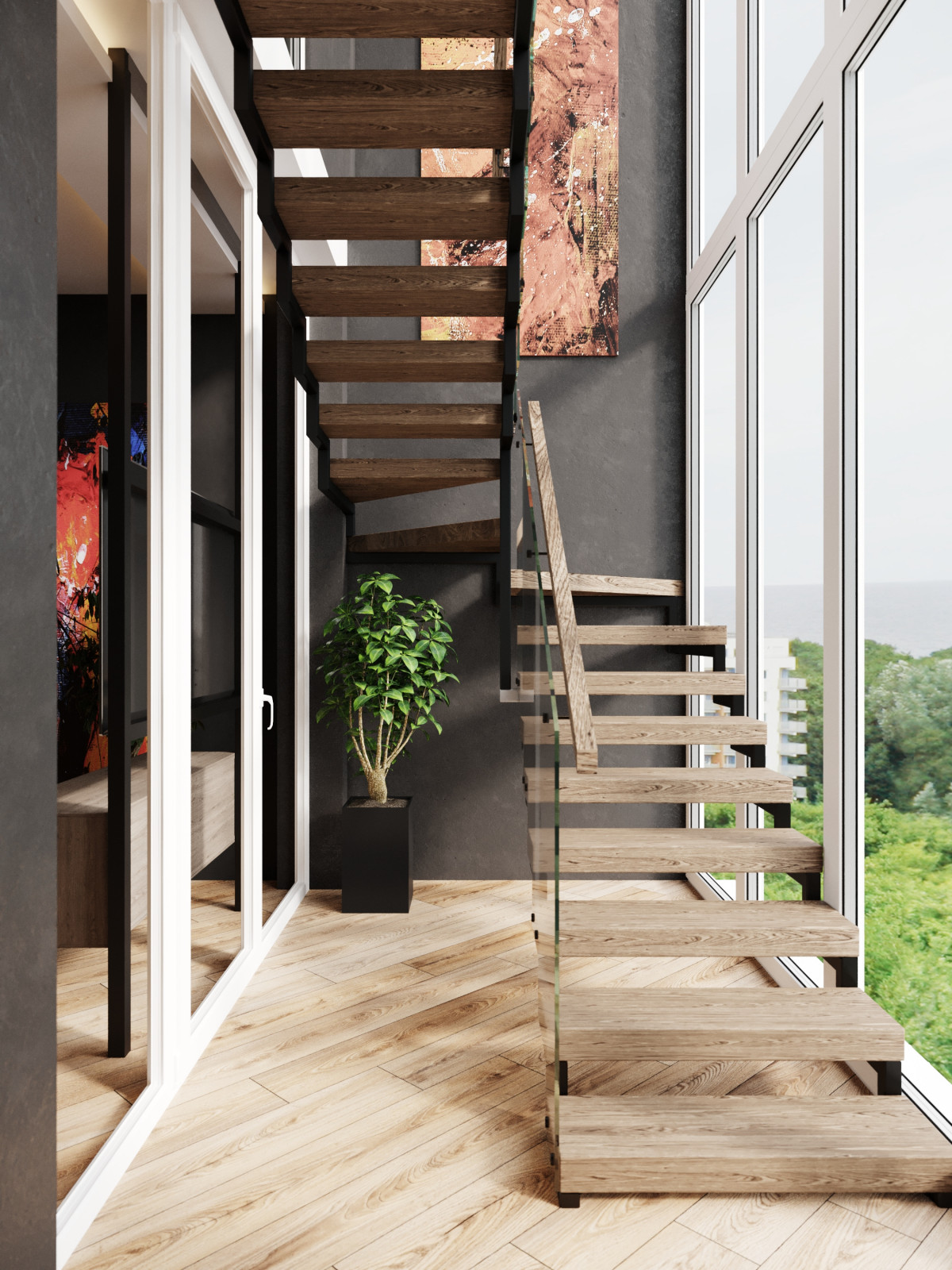 Двухуровневая квартира с террасой