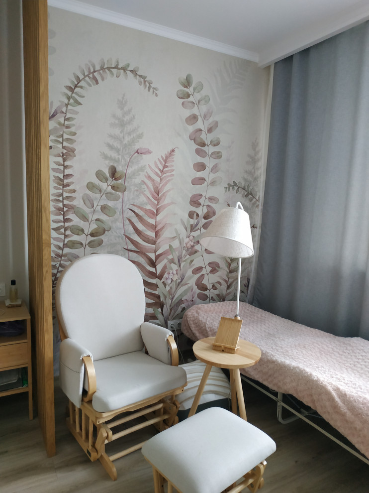 Экостиль с подвесным креслом