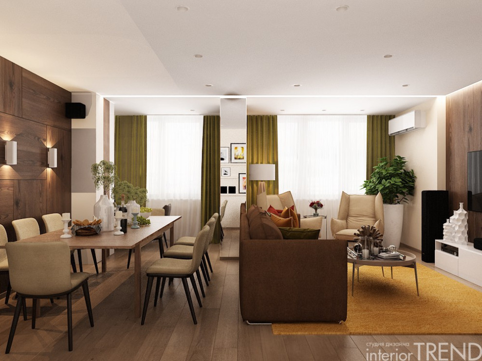 Интерьер квартиры студии на Хохрякова