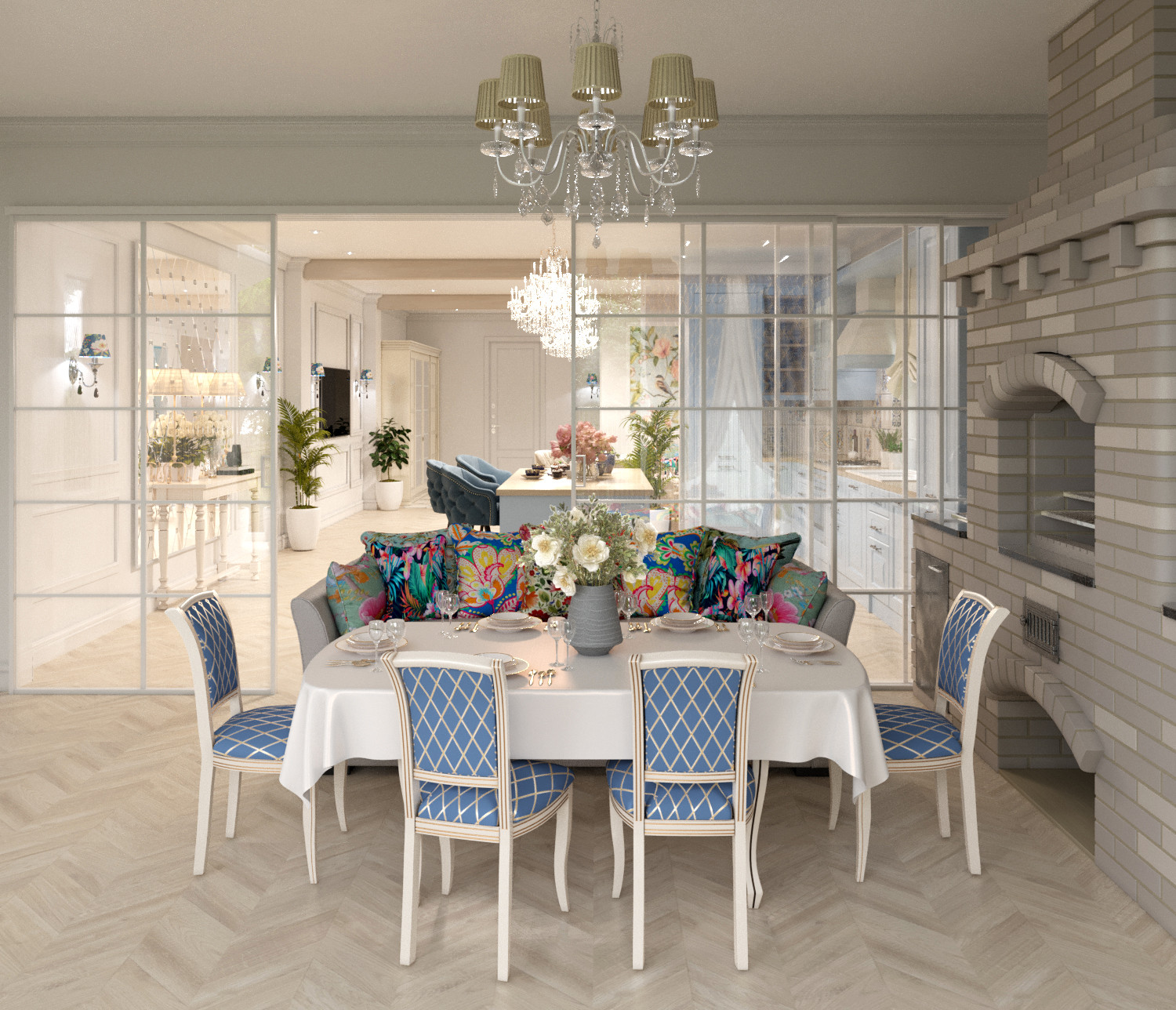 Interior Design in provice style