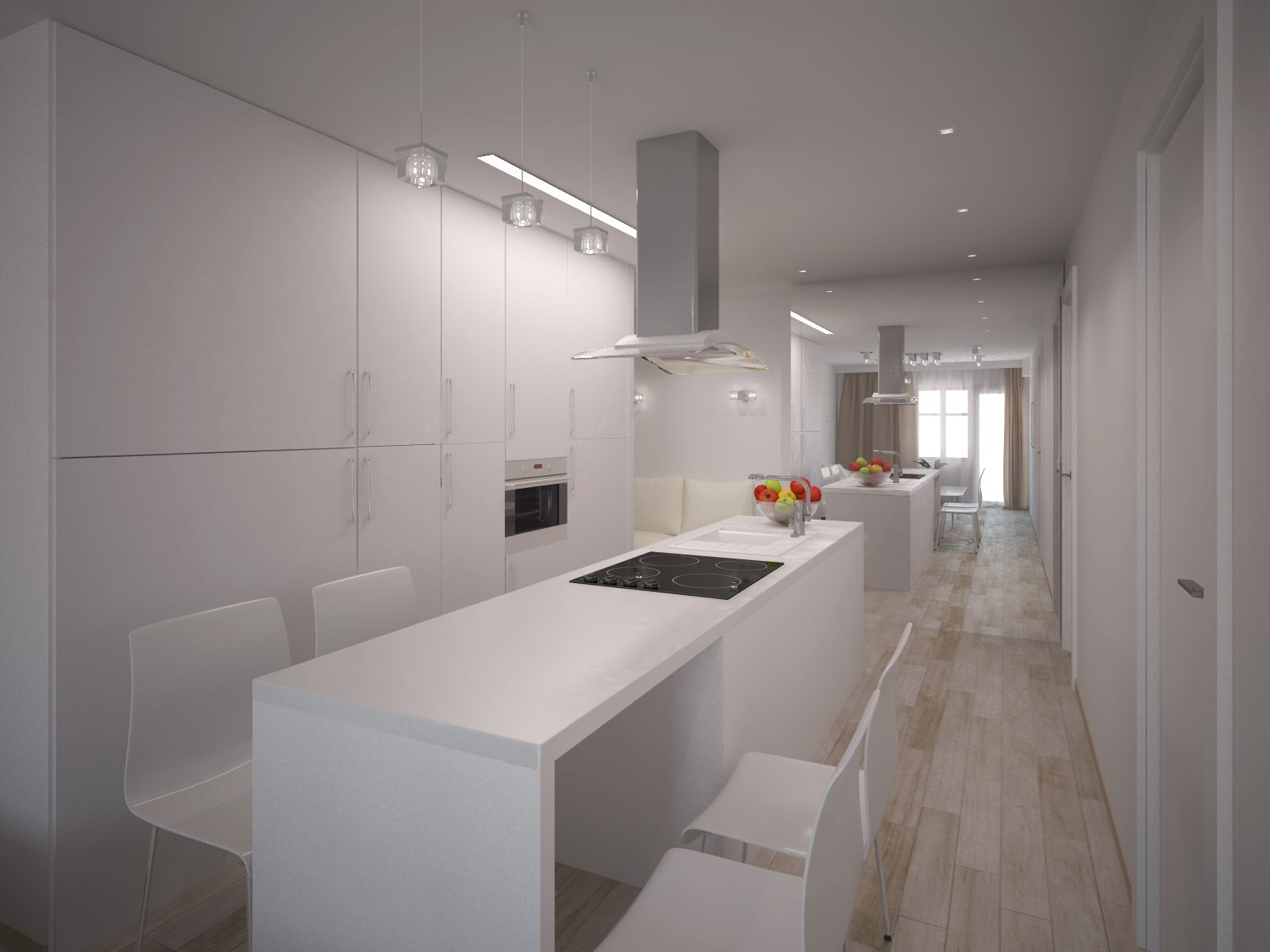 Обложка проекта: Studio apartments for a young girl 1 bedrom