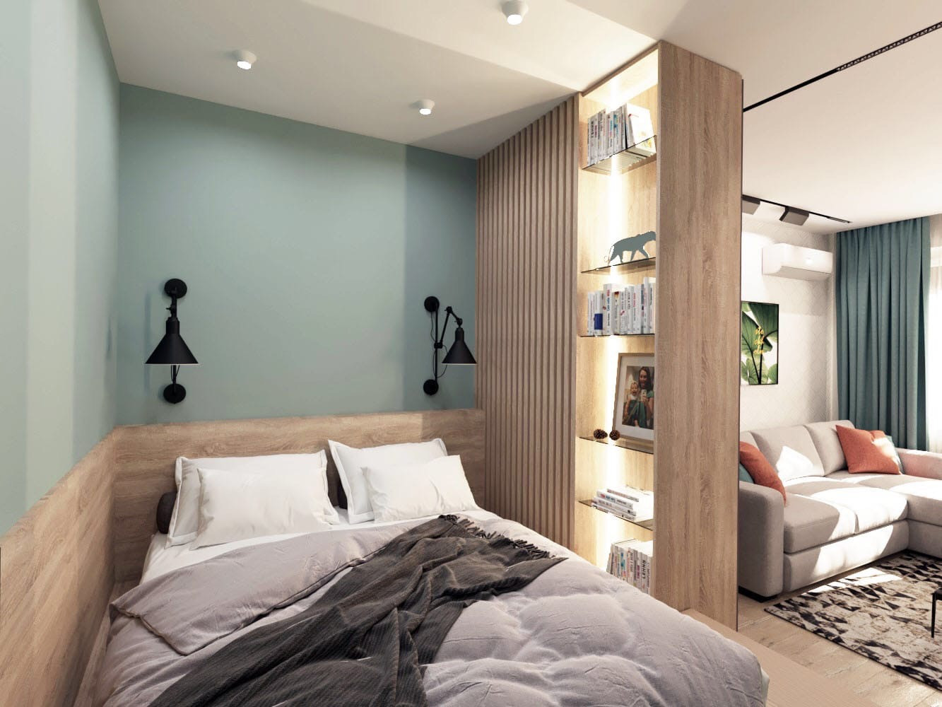 Дизайн-проект однокомнатной квартиры