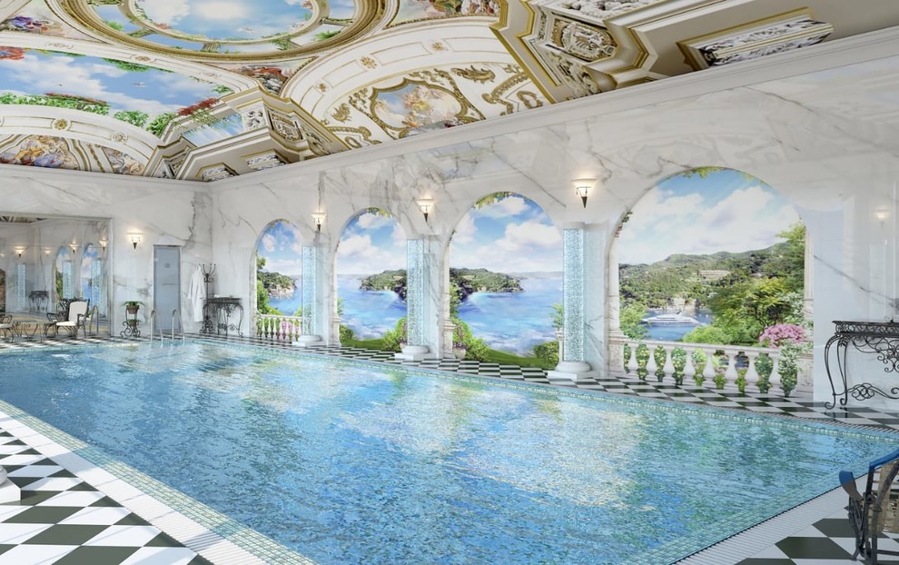 Обложка проекта: Бассейн загородного дома