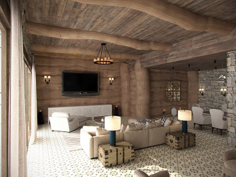 Дом из лафета кедра