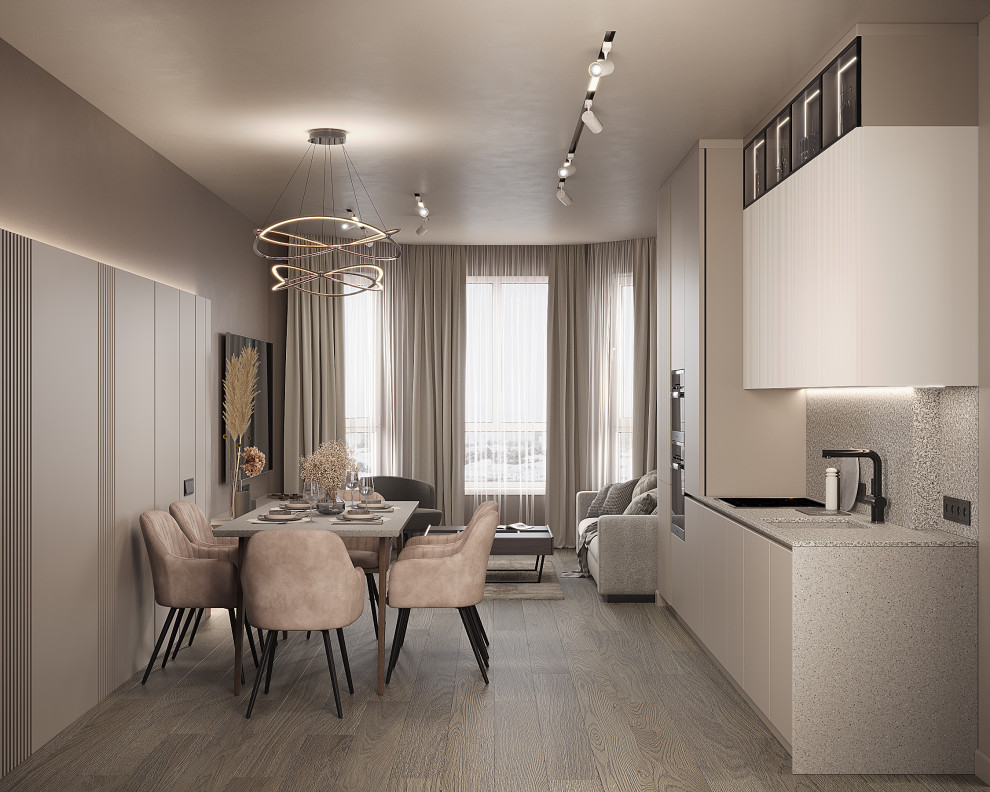 Современная квартира для стильного молодого человека