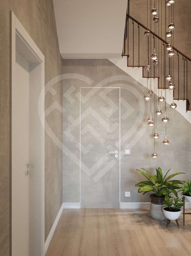 Дизайн интерьера загородного дома в Сходне