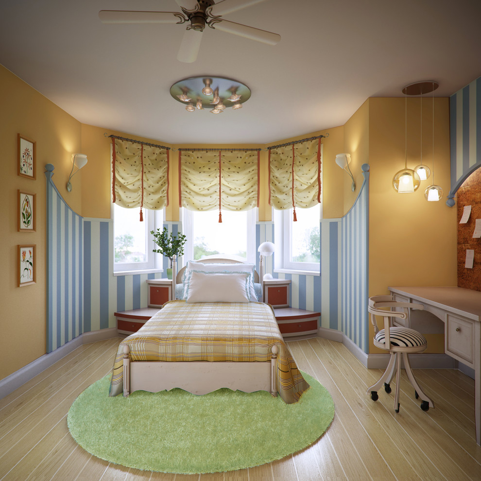 Дом на берегу залива, Тарховка. Детская спальня.