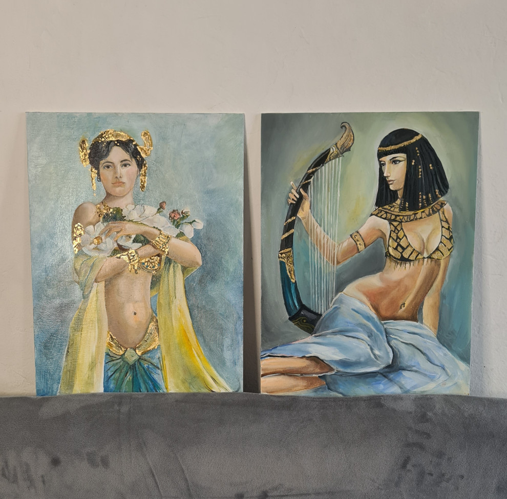 Обложка проекта: Картина портрет Мата Хари. MATA HARI