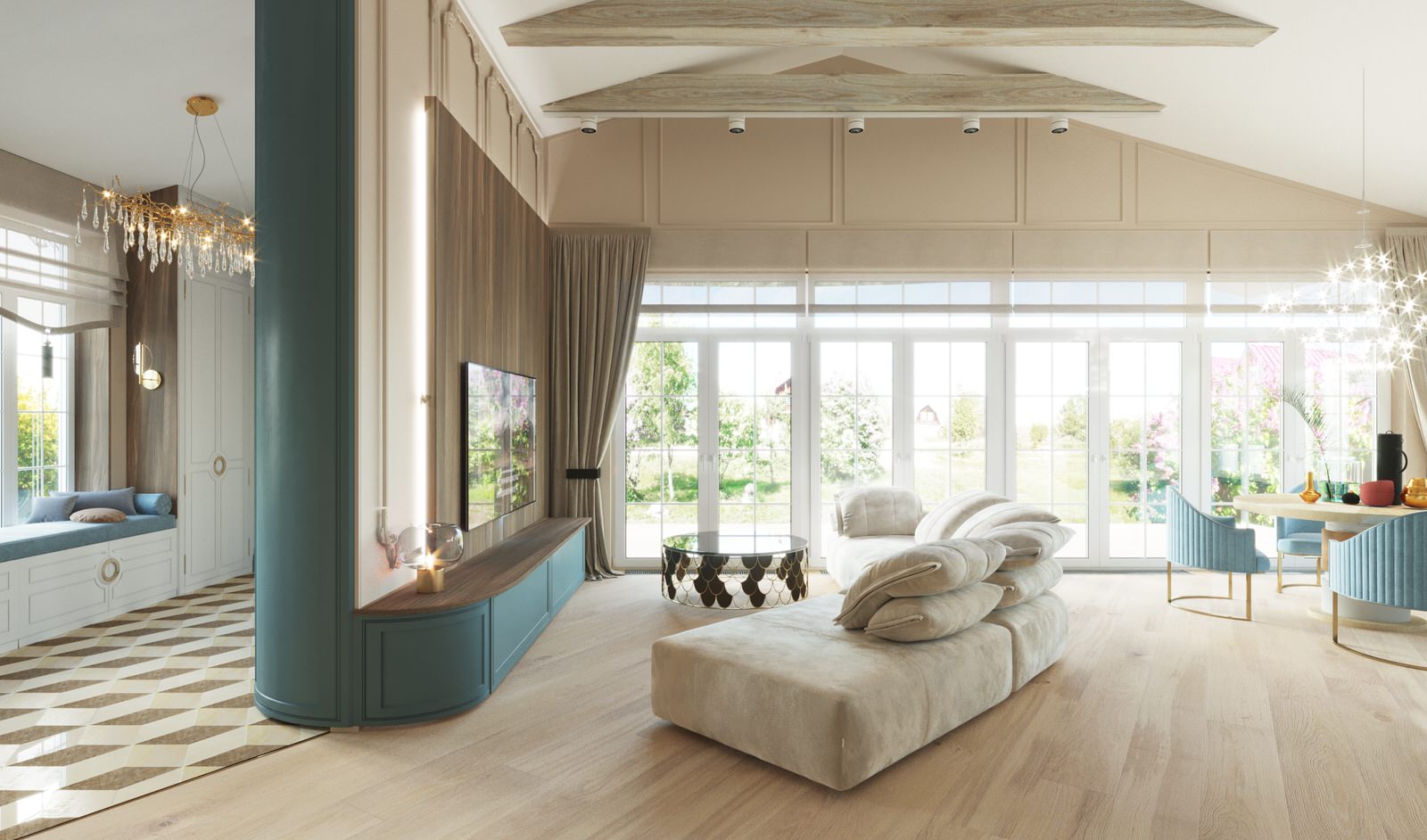 Проект одноэтажного особняка