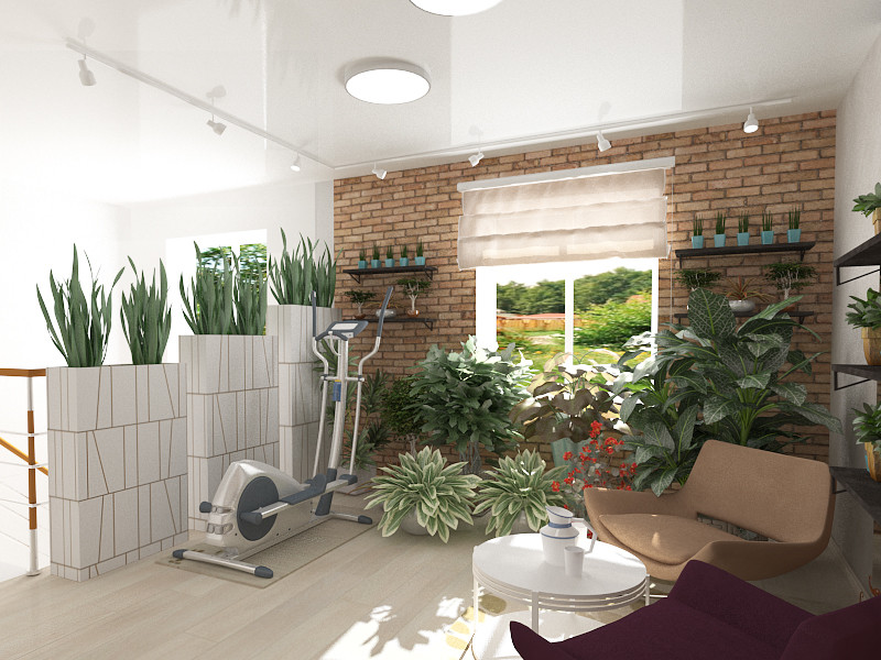 Обложка проекта: Дизайн-проект интерьера зимнего сада