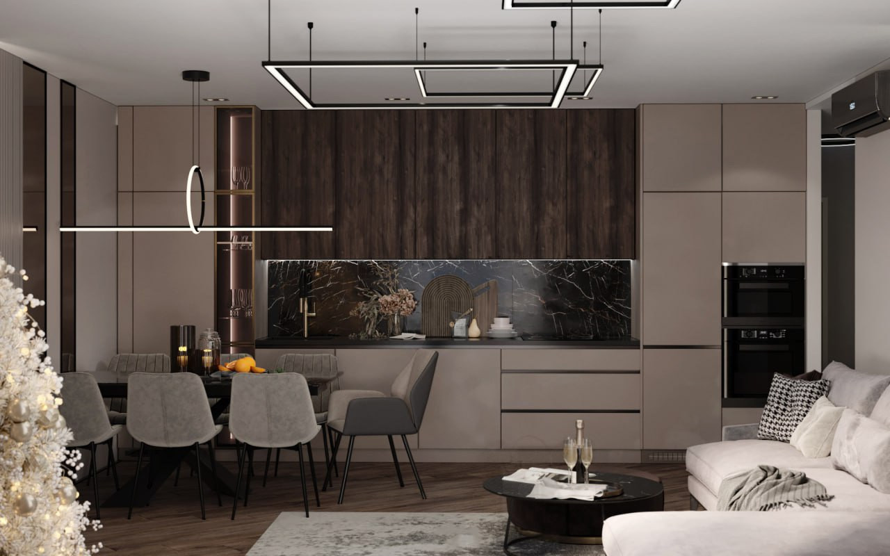 Обложка проекта: Квартира 80 кв. м в ЖК Дмитровский парк