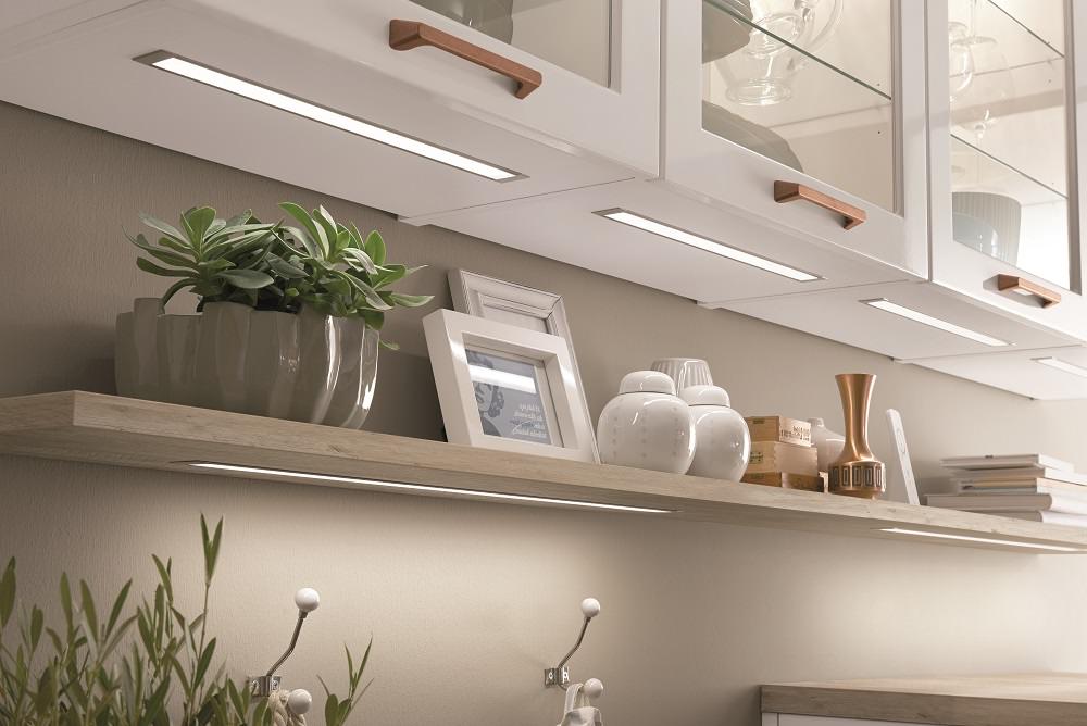 Кухня с медным акцентом