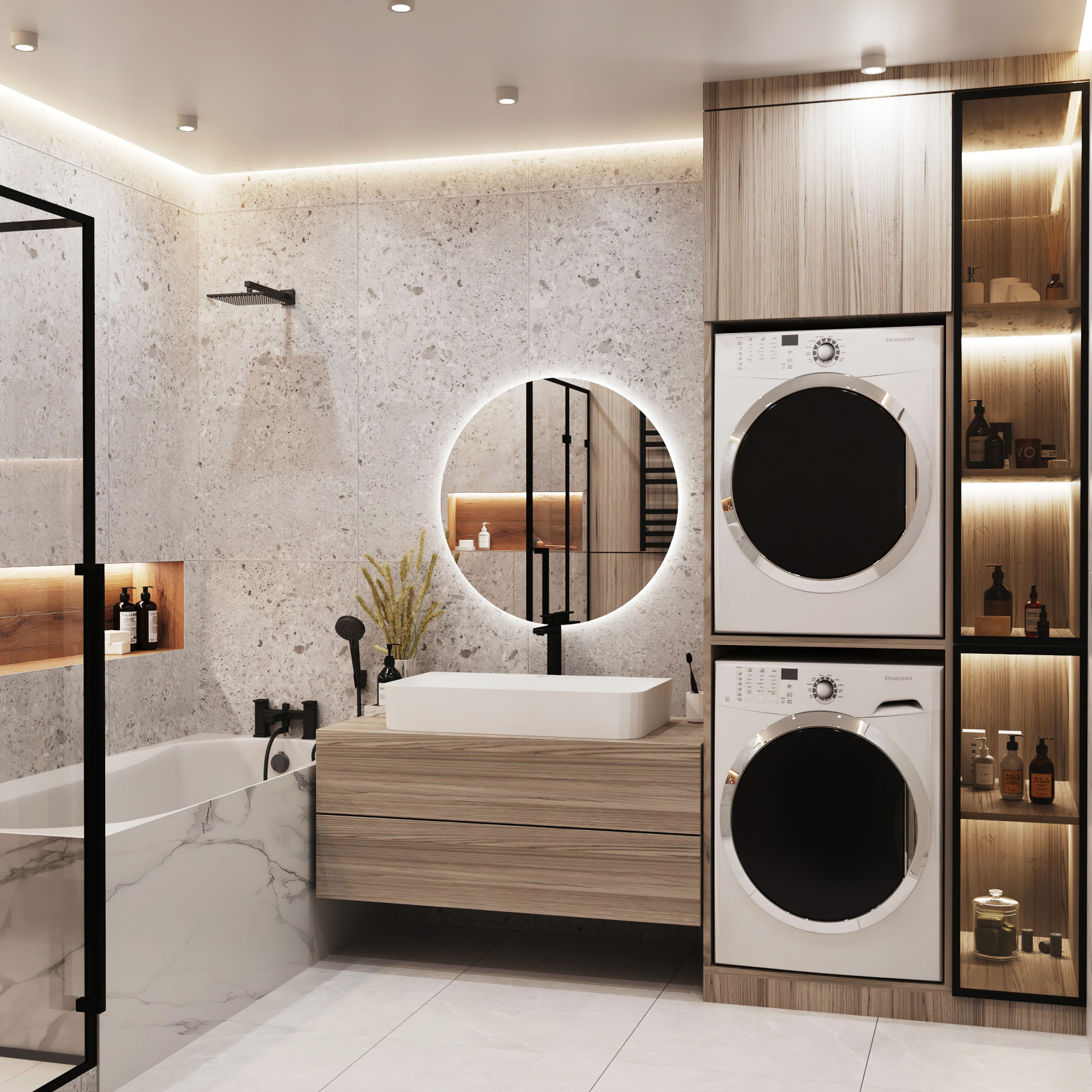 Современная классика в проекте в ЖК Береговой