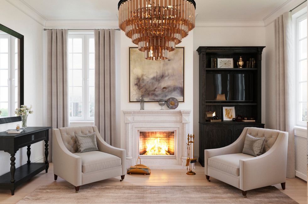 Спальня мечты в серо-бежевых тонах: проект в Петербурге