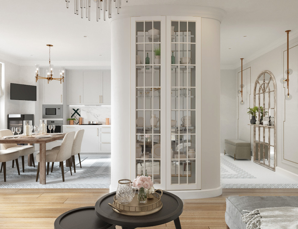 Дизайн-проект двухкомнатной квартиры в сдержанных тонах