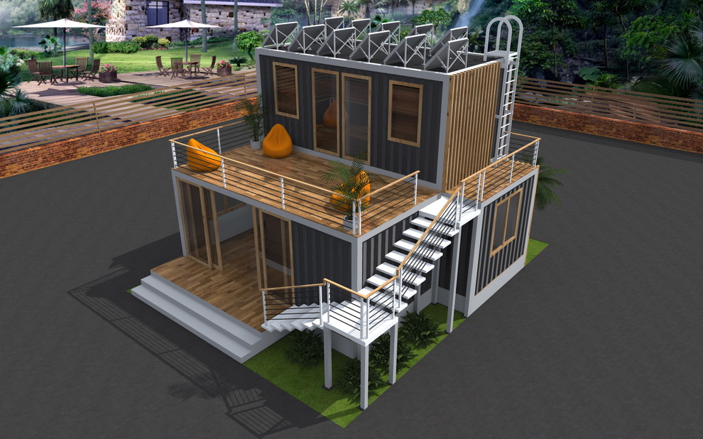 Офис из 3-х контейнеров