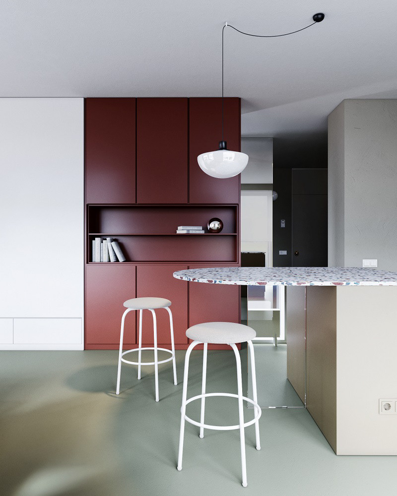 Houzz Украина: Квартира с круговой планировкой