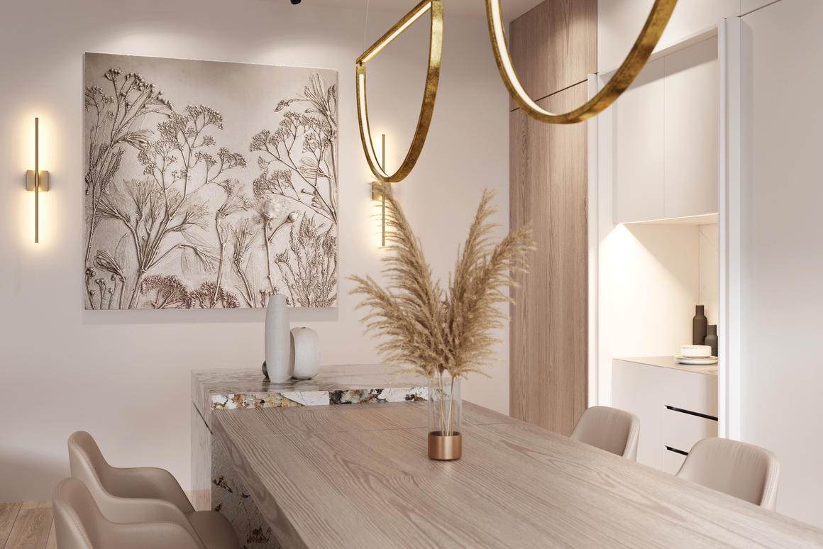 Современный дизайн проект и дизайнерский ремонт в ЖК «Русский Дом» — 170 метров