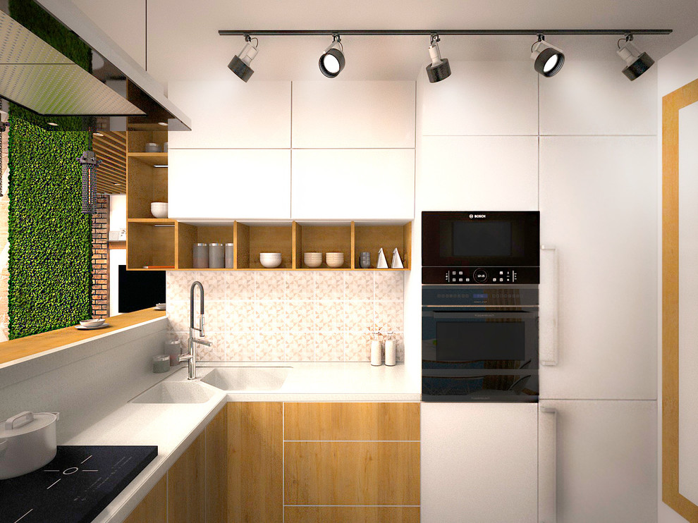 гостиная с кухней