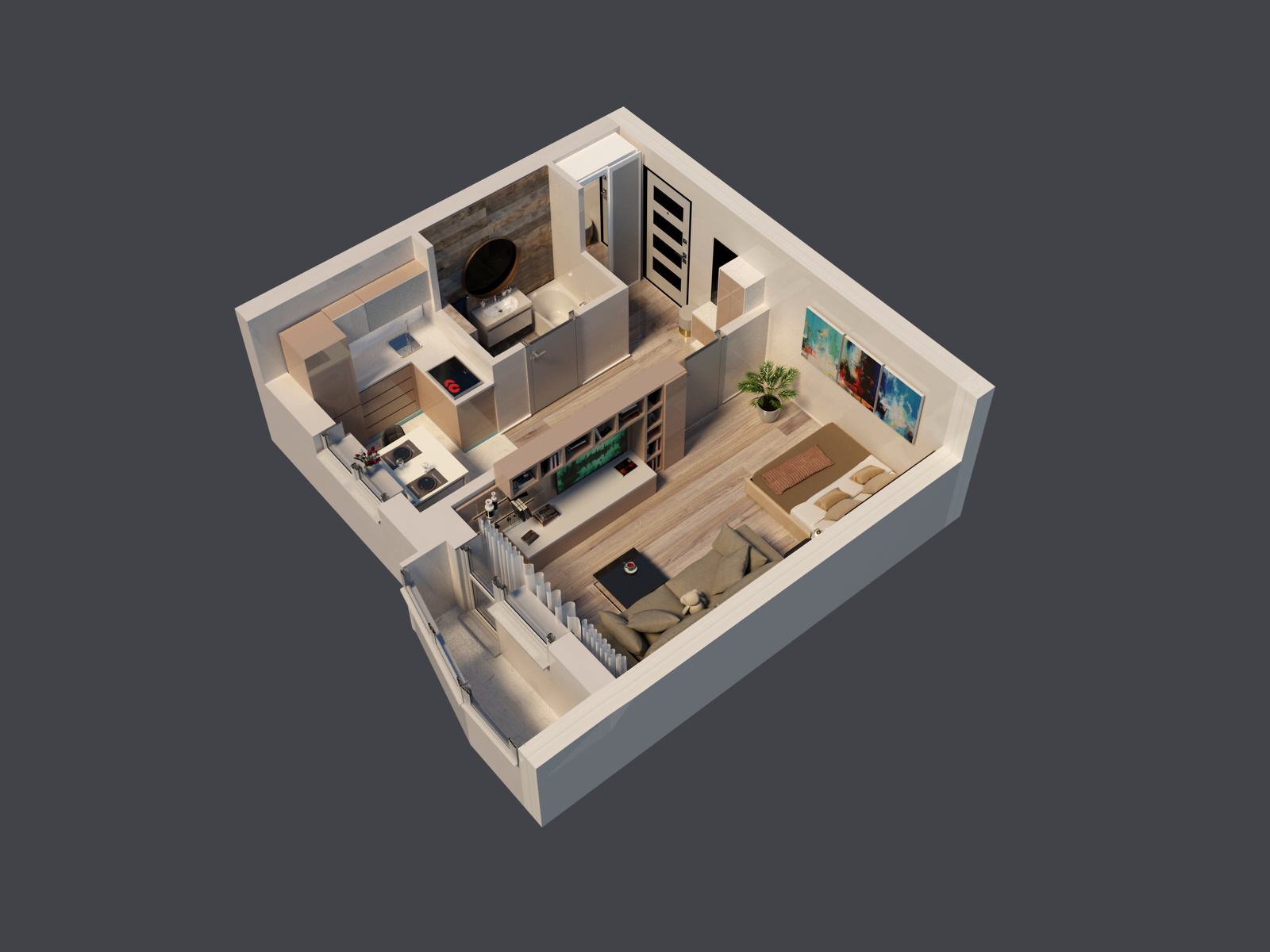 Обложка проекта: 3d планировка