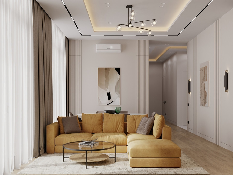 Обложка проекта: Дизайн трёхкомнатной квартиры в Ташкенте